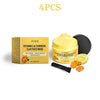 Ouhoe 120g Vitamin C Exfoliating Facial Mask Turmeric Cleansing Shrinking Pores Hydrating Moisturizer Reduce Dullness Clay Mask