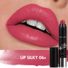 Matte Lipstick Pencil Waterproof Long Lasting Non-Stick Cup Lip Stain Tint Cosmetic Nude Lipstick Pen Makeup Maquillage