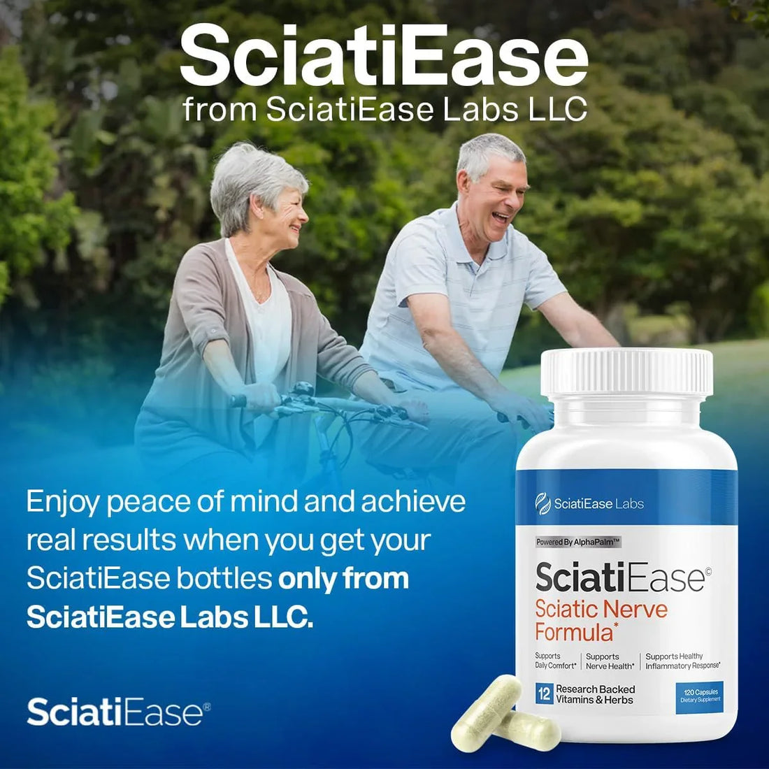 SciatiEase Sciatic Nerve Health Support – 120 Capsules