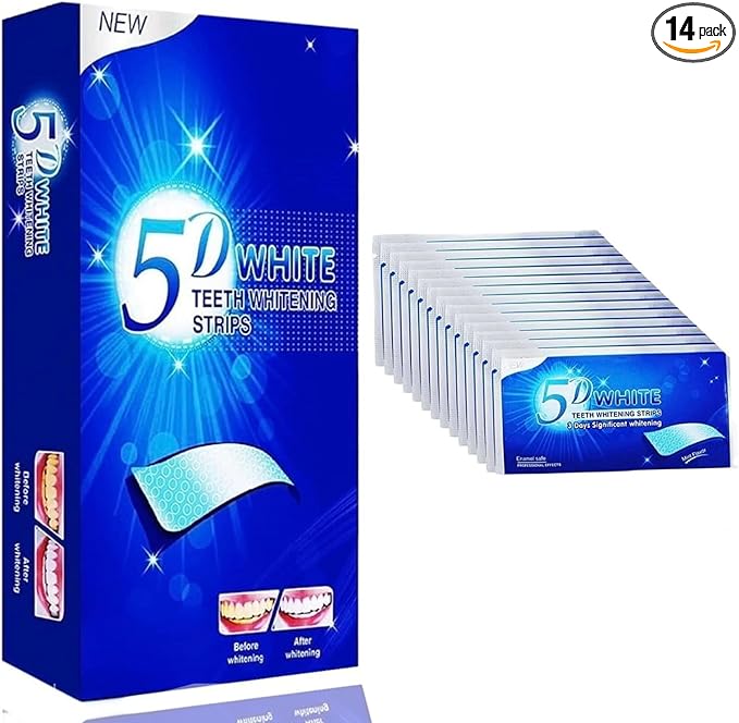 5D Teeth Whitening Strips，Teeth Whitening Strips