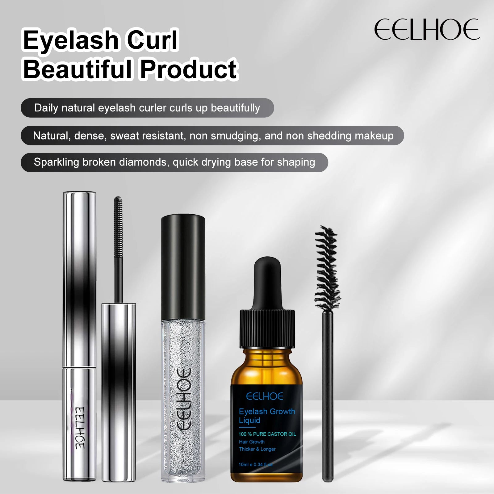 7Days Eyelash Fast Grow Serum Lengthen Thicken Natural Curl Enlargement Voluminous Eyelash Growth Natural Eyelashes Growth Serum
