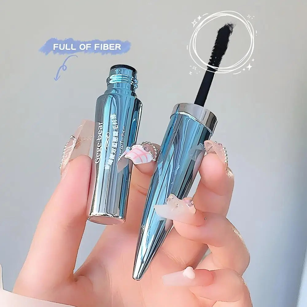Gege Bear Dream Party Curly Black Sun Flower Mascara Cute Design All Day Long-Wearing Lash-Lengthening Thick Volume Eyelashes