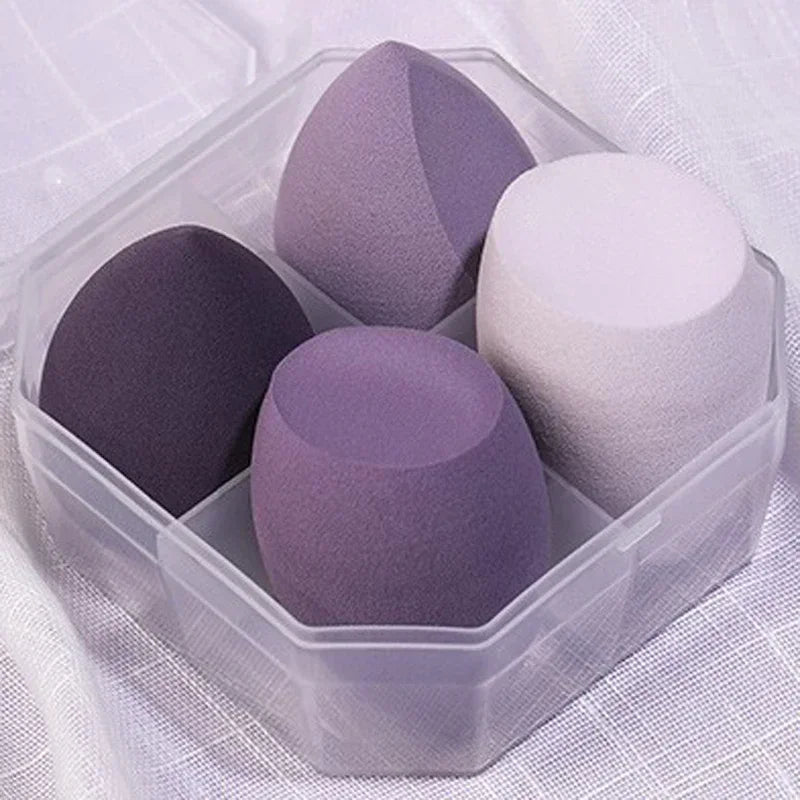 4Pcs Make Up Accessories Beauty Egg Cosmetic Puff Powder Foundation Sponges Puff Women Beauty Tools Makeup Sponge Blender
