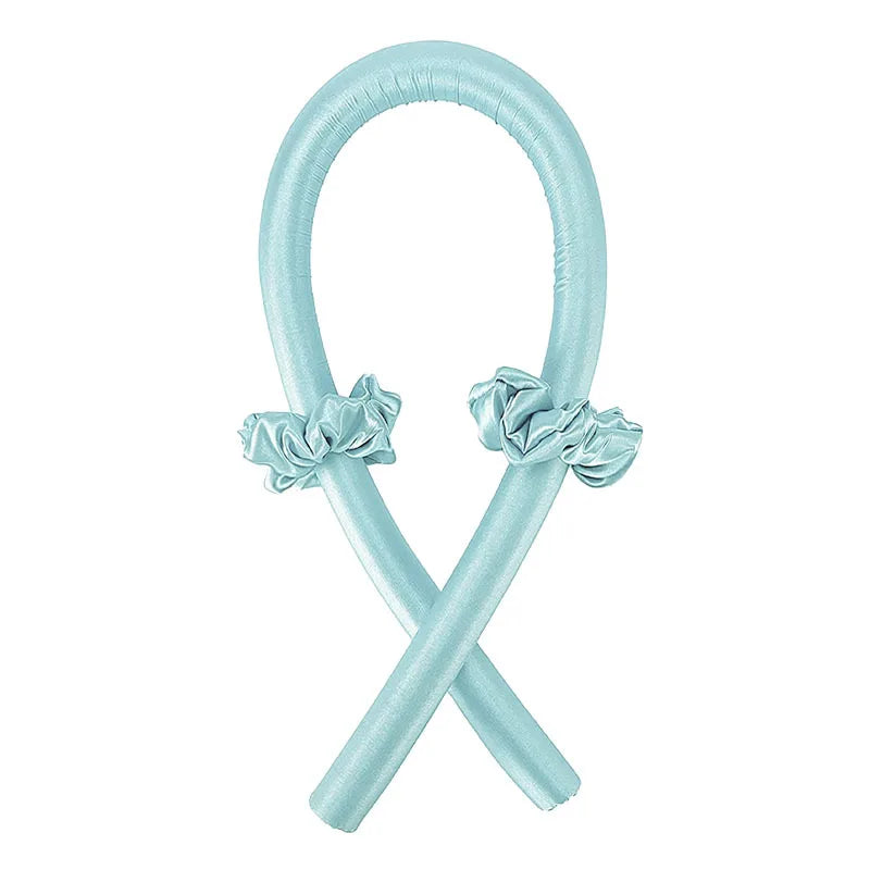 Heatless Curling Rod Headband Ribbon Silk Hairwear Curlers Lazy Curling No Heat Sleeping Soft Curler for Girl Woman Styling Tool