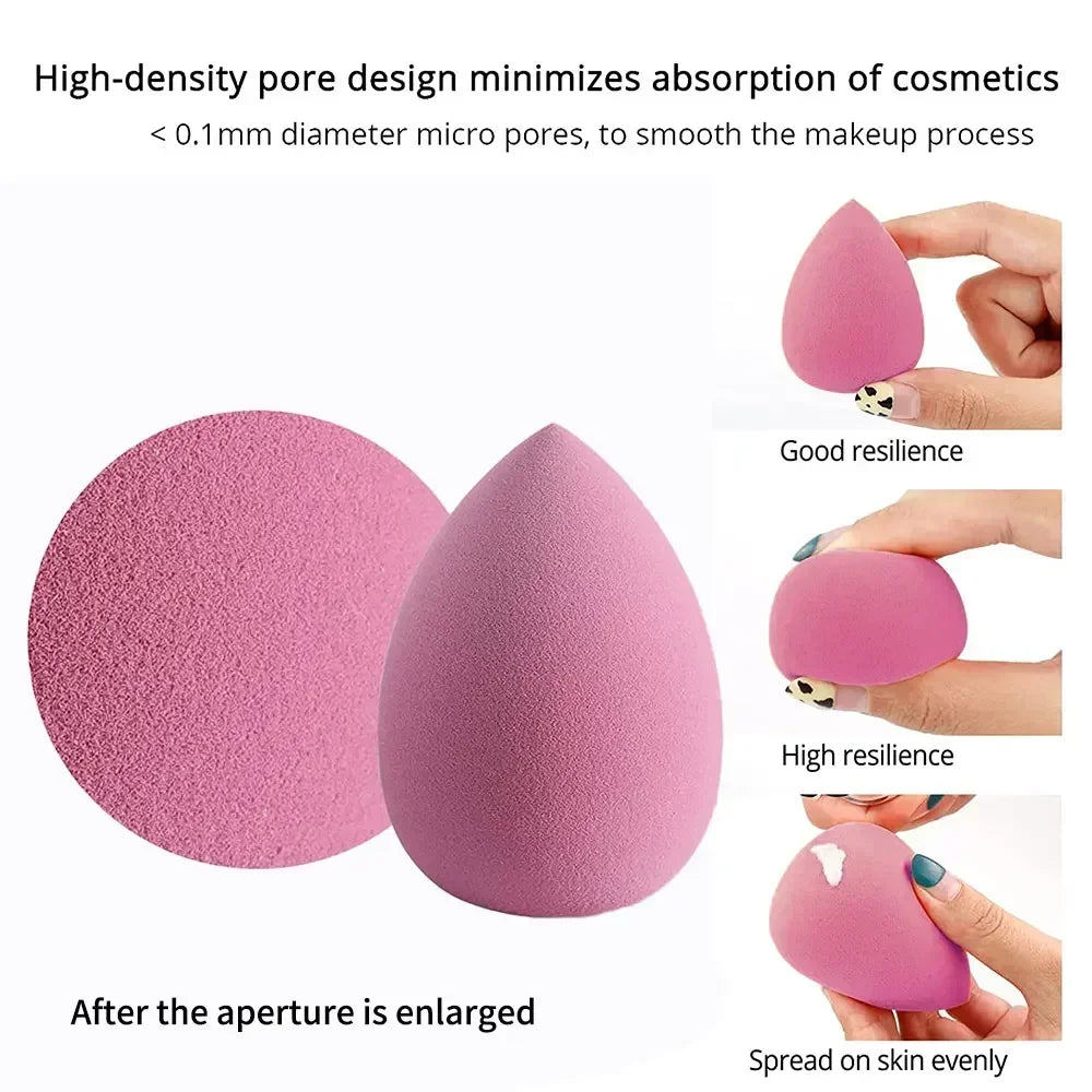 4Pcs Make Up Accessories Beauty Egg Cosmetic Puff Powder Foundation Sponges Puff Women Beauty Tools Makeup Sponge Blender