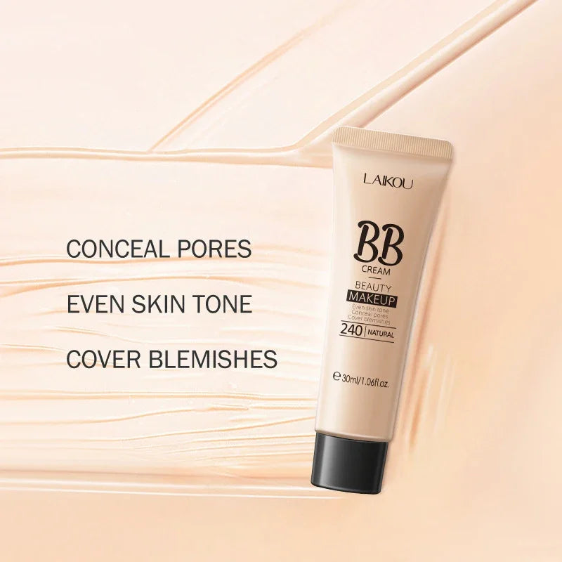 1 Pcs Face Liquid Foundation Moisturizing BB Cream Concealer Oil-control Full Coverage Flaw Waterproof Long Lasting Cosmetic