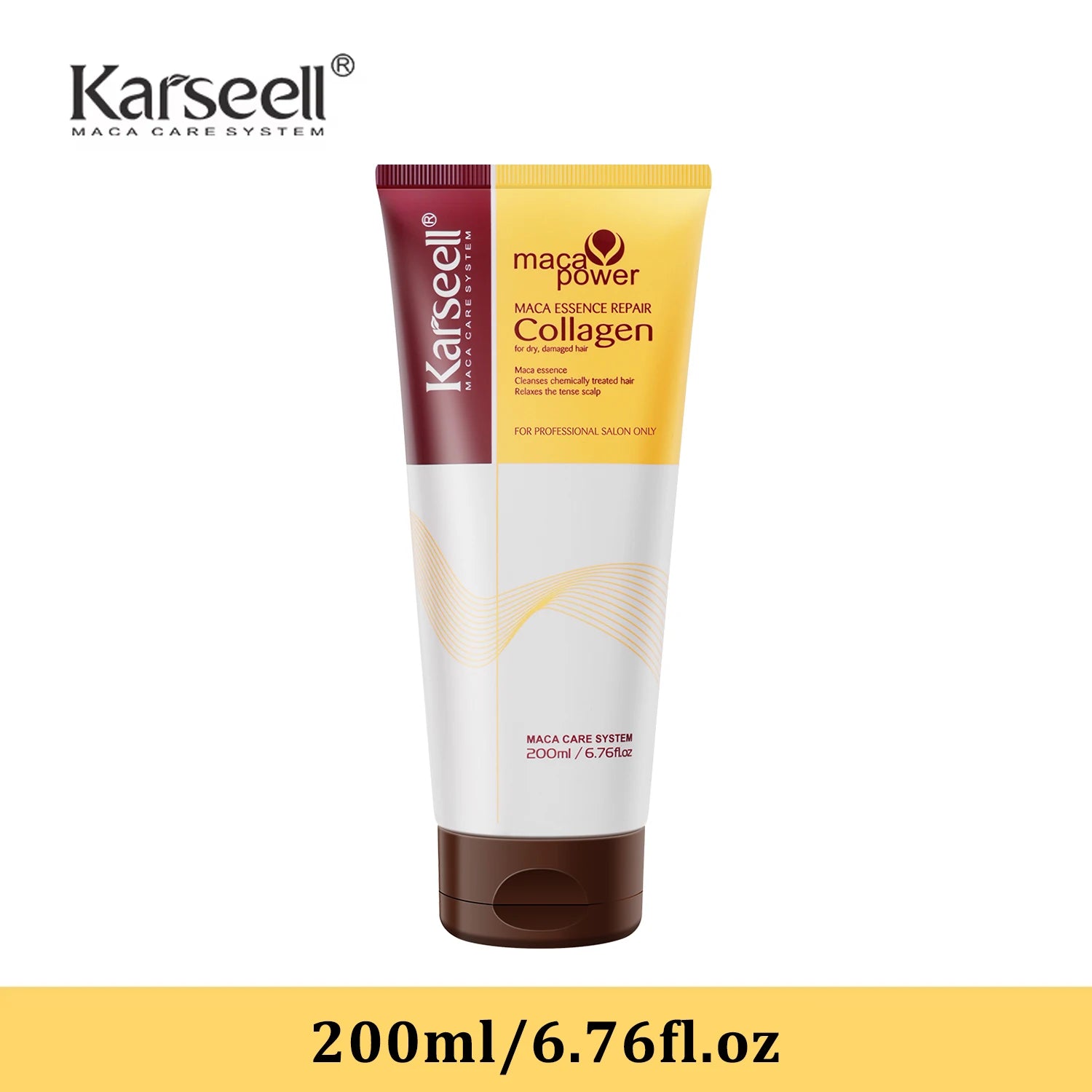 Karseell Collagen Hair Treatment Deep Repair Conditioning Argan Oil Hair Mask Essence for Dry Damaged Hair 100ml/500ml